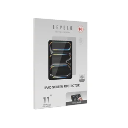 محافظ صفحه نمایش شیشه ای HD با سیلیکون بالا برای IPAD PRO 11 اینچ 2024 - برند لِوِلو Levelo