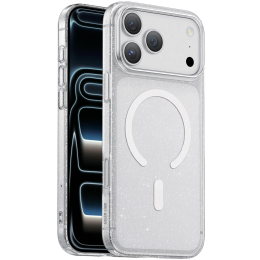 iPhone 18 Pro Glitter MagSafe Case - Silver