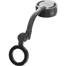 GX-91 MagSafe Suction Car Phone Holder, Dual 360° Rotation, 1.5kg Magnetic Force, One-Hand Operation - Black