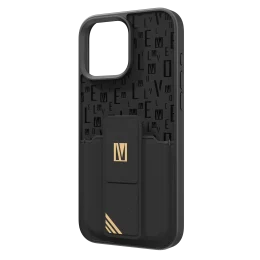 CASE GRIPSTAND MORPHIX با جای کارت برای IPHONE 16 PRO MAX - مشکی - برند لِوِلو Levelo