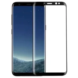 محافظ صفحه نمایش شیشه ای منحنی سه بعدی برای GALAXY S8- BLACK - برند پرودو Porodo