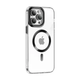 CLEAR MAGSAFE 2 CASE برای آیفون 14 (6.1 اینچ) PRO - BLACK - برند گرین لاین Green lion