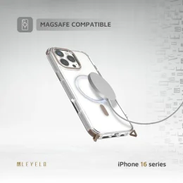 کیف CELESTE MAGSAFE با بند کراس بادی برای iPhone 16 PRO - ROSE GOLD - برند لِوِلو Levelo