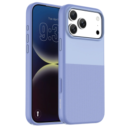 NICE MagSafe CASE for iPhone 18 Pro Max with Metal Buttons, Anti-Slip Texture - Blue