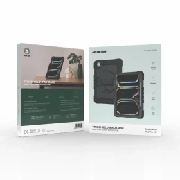 GREEN LION TRIOSHIELD IPAD PRO 13  CASE - BLACK