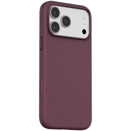 iPhone 18 Pro Max MagSafe Silicone Case, Scratch Resistant, Drop Tested - Burgundy