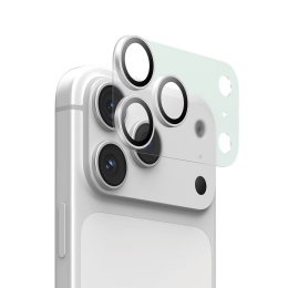Kanzen iPhone 18 Pro Camera Lens Protector, 9H Hardness with AR Coating - Silver