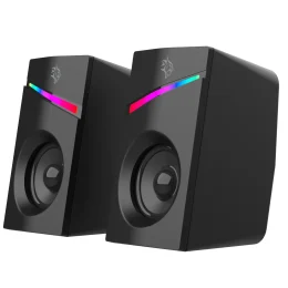 بلندگوهای سیمی 1.1M RGB - مشکی - برند پرودو گیمینگ Porodo gaming