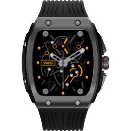 Smart Watch - 1.76'' HD IPS Display, Black