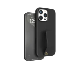 کیف سیلیکونی MORPHIX با دستگیره چرمی برای iPhone 16 PRO MAX- BLACK - برند لِوِلو Levelo