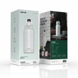 GREEN LION FUSION THERMAL BOTTLE - WHITE