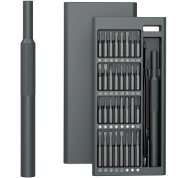 GMS-68 68-in-1 Precision Screwdriver Set Premium S2 Bits with Tweezers & Spudger - Grey