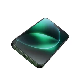 3D SILICONE PLUS EDGE GLASS با وضوح بالا برای IPHONE 16 PRO - CLEAR - برند گرین لاین Green lion