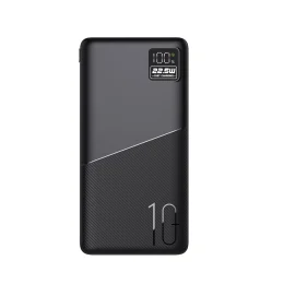 پاوربانک 10000MAH TYPE-C USB A و MICRO با صفحه نمایش دیجیتال - مشکی - برند پرودو Porodo