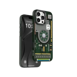 TECHGUARD MAGSAFE CASE FOR IPHONE 16PRO - GREEN - برند گرین لاین Green lion