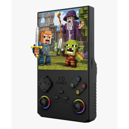 Retro Handheld Game Console PDXV40BK - 4" Display, 10H Playtime, Black
