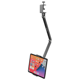 Desk Mount Stand GNGX80PHLDBK - Dual Device, 3-Axis Adjustable, Black