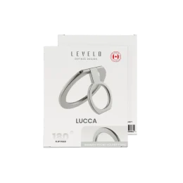جای حلقه تلفن LUCCA MAGSAFE - تیتانیوم طبیعی - برند لِوِلو Levelo