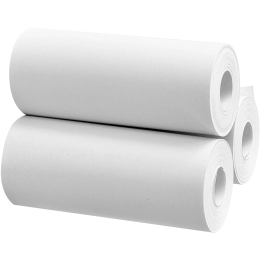Thermal Paper Roll for Instant Camera (Pack of 3 Rolls, 56x23mm) - White
