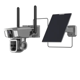 4G/WIFI 10X زوم 2MP+2MP 360° دوربین همه کاره نهایی - مشکی - برند پاورولوژی Powerology