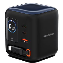 Travel Adapter Centurion GNCEN100ADBK - 100W GaN, Black