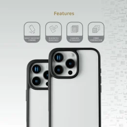 CASE SOLO FOR IPHONE 16 PRO - BLACK - برند لِوِلو Levelo
