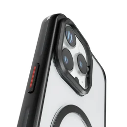 کیف ELIO PC با پایه حلقه دوربین برای iPhone 16 PRO MAX- BLACK - برند لِوِلو Levelo