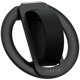 Rennes Rotating Phone Ring Stand with Liquid Silicone Loop & Magnetic Ring - Grey