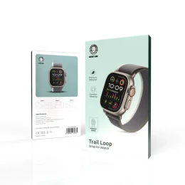 بند نایلونی TRAIL LOOP 42/44/45/49mm - سبز/خاکستری - برند گرین لاین Green lion