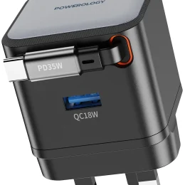 شارژر دیواری پاورولوژی مدل PWCUQC032