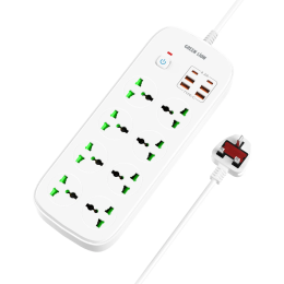 Power Socket GS-900 - 14-in-1, White