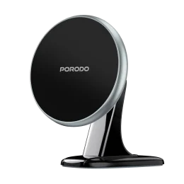 پایه تلفن ماشین MAGSAFE N52 قابل تنظیم با پد سیلیکونی - مشکی - برند پرودو Porodo