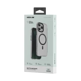 مات MAGSAFE IPHONE 16 PRO - BLACK TITANIUM - برند گرین لاین Green lion