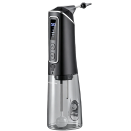 Water-Powered Ear Wax Remover, 200ml Capacity - Black