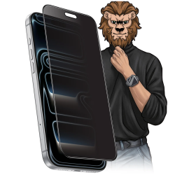 9H Steve Privacy Screen Protector for iPhone 18 Pro - Anti-Spy, Black Edge