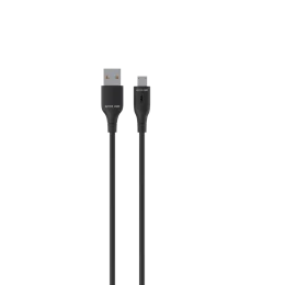 GREEN LION USB A TO MICRO  PVC CABLE 1M - BLACK