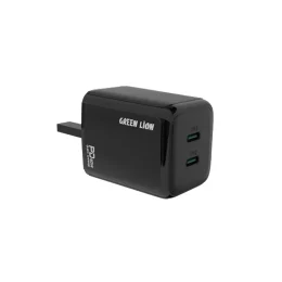 GREEN PD20W+PD20W TOTAL：40W WITHOUT CABLE UK PLUG DARK GREEN