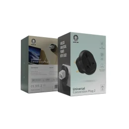 GREEN LION UNIVERSAL CONVERSION PLUG 2 UK - BLACK