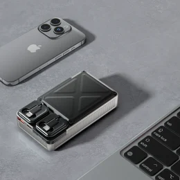 POWERBANK 20000MAH 2XTYPE-C، USB A و TYPE C و صفحه نمایش دیجیتال با C & - برند پرودو Porodo