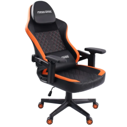 Gaming Chair PDX59B3BKOG - Ergonomic, Adjustable, Black & Orange