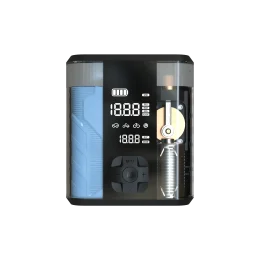 استارتر جامپ چند منظوره 8800MAH با باد لاستیک - شفاف - برند پاورولوژی Powerology