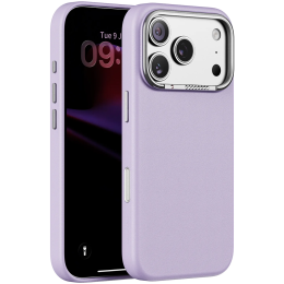 CORTINA MagSafe Case for iPhone 18 Pro Case, Raised Camera Guard, Anti-Scratch, Non-Slip, Metal Buttons - Purple
