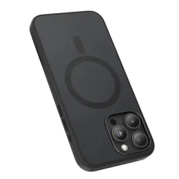 GREEN LION DUO LIQUID SILICON CASE FOR IPHONE 15 PROMAX - BLACK