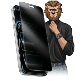 9H Steve Matte Privacy Glass for iPhone 18 Pro Max - Anti-Peeping, Black
