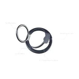جای حلقه تلفن LUCCIO 2 IN 1 - مشکی - برند لِوِلو Levelo