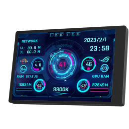 PC Temp Monitor PDX537 - 3.5" IPS Display, USB-C
