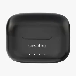 هدفون SOUNDTEC ANC & ENC TWS با هدفون های شفاف - مشکی - برند پرودو Porodo