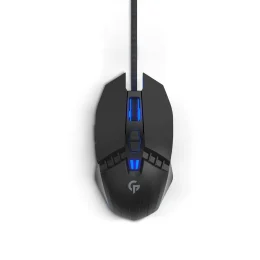 ماوس LED سیمی 7 بعدی 8000 DPI - مشکی - برند پرودو گیمینگ Porodo gaming