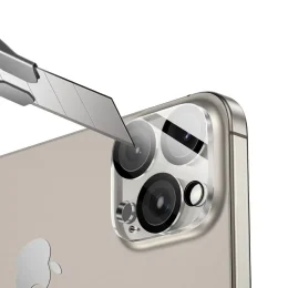 لنز شفاف برای IPHONE 16 PRO / IPHONE 16 PRO MAX - TRANSPARENT - برند گرین لاین Green lion