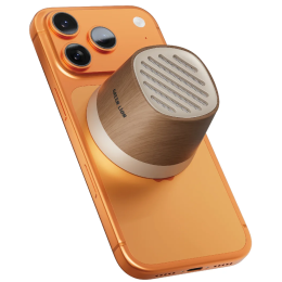 Mini Speaker GNMGTNSPKWDD - Wireless Charger, Dark Wood